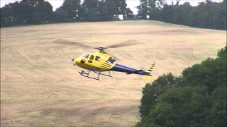 Eurocopter AS350 BA spectacular approach and landing [upl. by Anitra887]