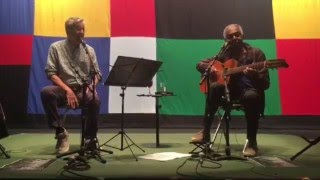 Caetano Veloso e Gilberto Gil passando o som antes do show em Lima Peru [upl. by Ikaz]