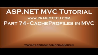 Part 74 CacheProfiles in mvc [upl. by Aikram]