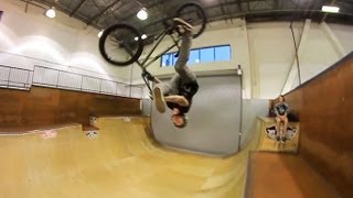 Calling out tricks at the Vans BMX Skatepark [upl. by Ynafets]