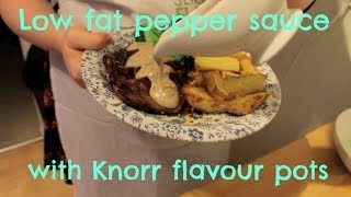 Lowfat pepper sauce with Knorr flavour pots [upl. by Adnalue984]