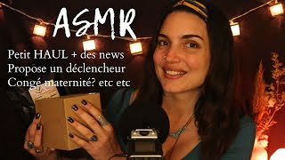 ASMR PETIT HAUL SALON BIEN ETRE  des news [upl. by Yve]