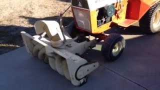 Allis Chalmers 416 Snow Blower [upl. by Aroc]