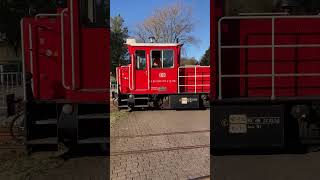 Inselbahn Wangerooge Bü vorbeifahrt [upl. by Pillihp]