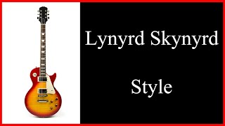 GUITAR BACKING TRACK  Lynyrd Skynyrd Style Jam in A Major  Ultimate Guitar Practice [upl. by Elaweda656]