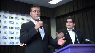 Alberto Del Rio and Ricardo Rodriguez lead a Be a STAR Rally in Raleigh NC May 16 2013 [upl. by Ahsyia353]