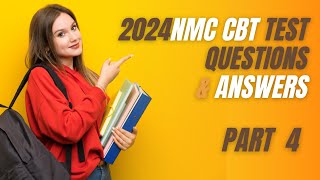 2024 NMC CBT PART4 Mock Test Nursing 76100 for UK amp Ireland Sample Questions and Answers [upl. by Nitsirt]