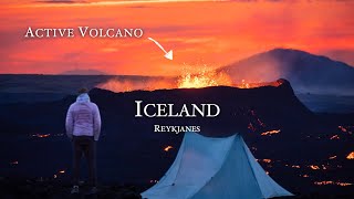 Silent Hiking amp Camping at Icelands Active Volcano [upl. by Preuss739]