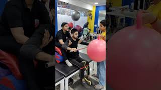 Transverse Myelitis Treatment at Walk N Run Physiotherapy centre physiotherapy paraplegic relief [upl. by Nnaeirual270]