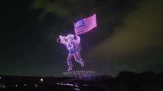 Drone light show in North Richland Hills tonight [upl. by Minni]