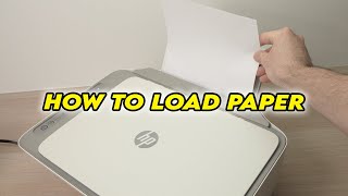 HP Deskjet 2700e 2752e 2710e  How to Load Paper in the Printer [upl. by Hank]