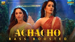 Achacho  BASS BOOSTED AUDIO  Aranmanai 4  Tamannaah  Raashii Khanna  Hiphop Tamizha [upl. by Swope]