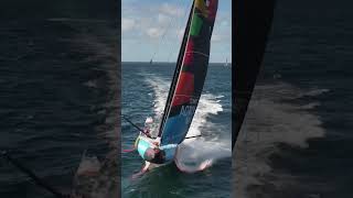 Sailing fast in tough conditions with foiling boats  Part 1 storm ocean adventure sailing [upl. by Notrom]