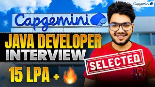 Capgemini Java Developer Interview Experience amp Questions [upl. by Phillada]