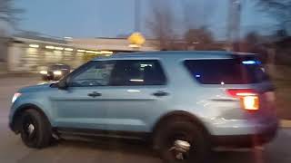 Unmarked Chicago Police car responding [upl. by Cory705]