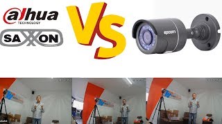 Cámara Epcom LB7Turbo HD vs Dahua vs Saxxon  Test calidad [upl. by Archibald]