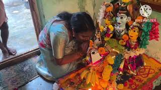 ￼ ￼ Gowri pounrnami puja vidhanam శ్రీకాకుళంలో గౌరీ పౌర్ణమి [upl. by Berard]