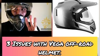 Vega Off road DV helmet genuine review problem with off road helmets [upl. by Malliw]