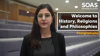 Welcome to History Religions and Philosophies  Postgraduate [upl. by Hedvige]