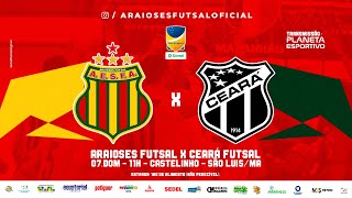 SAMPAIO ARAIOSENSE X CEARÁ  JOGO DE IDA DA COPA DO BRASIL DE FUTSAL  07042024 [upl. by Ayhtnic86]