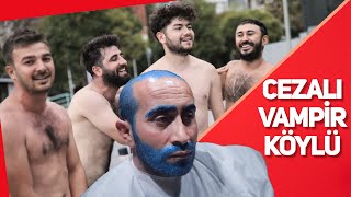 VAMPİR amp KÖYLÜ  SAÇINI SAKALINI MAVİYE BOYATMAK [upl. by Ainesell]