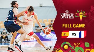 Spain v France  Full Game  FIBA U19 Basketball World Cup 2021 [upl. by Bank]