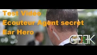 Ecouteurs agent secret Earhero test Francais par GLG [upl. by Eigram303]