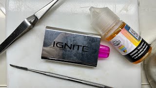 Tutorial Recarga Pod Descartável Ignite V50 5000 Puffs [upl. by Assirem]