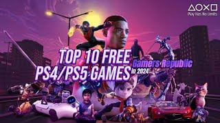 TOP 10 FREE TO PLAY GAMES IN 2024 PS4PS5 [upl. by Ariajaj]