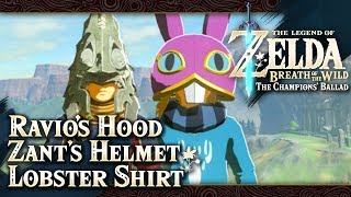 The Legend of Zelda Breath of the Wild  Part 75  Ravios Hood Zants Helmet amp Lobster Shirt [upl. by Ssepmet]