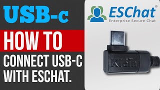 How to connect USBc PushToTalk accessories to the ESChat PTT application [upl. by Bigford]