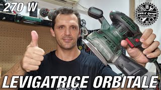 Levigatrice Orbitale 270W Parkside PEXS 270 C3 Smerigliatrice Eccentrica [upl. by Eydnarb]