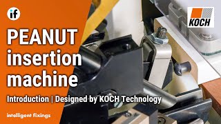 NEW PEANUT Insertion Machine  Introduction  Designed by KOCH [upl. by Aleiram253]