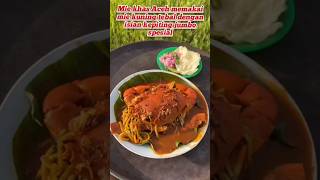 Mie kepiting jumbo spesial kulineraceh aceh [upl. by Hcra]