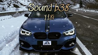 Sound B38 118i handcrafted final exhaust [upl. by Nosbig32]