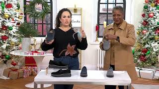 Clarks Collection Leather Loafers Zylah Sky on QVC [upl. by Ayhdiv503]