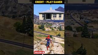 GTA 5 Super Man এর ঘর আকাশে উড়ে গেছে 😱 shorts gta5 bangla cartoon [upl. by Averil]