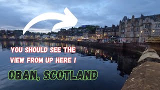 A walk from the port to McCaigs Tower in beautiful town of Oban Western Higlands of Scotland [upl. by Nilad]