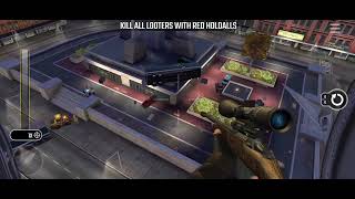 Pure Sniper Z21 Mission 2 Uncivil Unrest Kill All Looters With Red Holdalls [upl. by Gough]