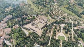 Florence Italy Fort Belvedere Forte di Belvedere  A hilltop fortress built in the 1500s Summer [upl. by Aitital]