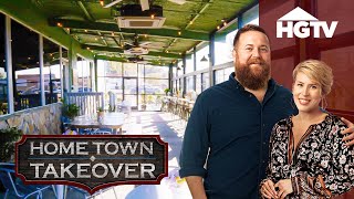 UNBELIEVABLE Restaurant Renovation Home Towns BEST Hometown Takeover  HGTV [upl. by Macintosh]