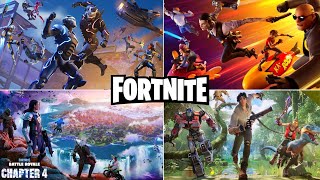 All Fortnite Cinematic Trailers Chapter 15🤯 [upl. by Tillion175]