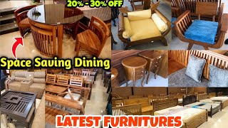 Latest🆕 Furniture Models Teak wood only கேரளா தேக்கு 🌳மர Furnitures  Space Saving Furnitures 30OFF [upl. by Ylahtan]