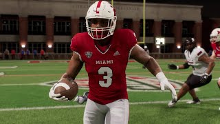 Miami Ohio vs Northern Illinois  NCAA Football 1119 Full Highlights College Football 25 Sim [upl. by Llezo]