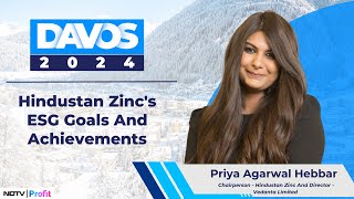 Hindustan Zincs ESG Goals And Achievements  Davos WEF  2024 NDTV Profit [upl. by Milzie]