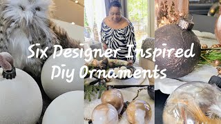 Elegant Christmas Diy Ornaments On Budget Designer Inspired [upl. by Speroni]