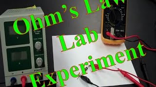 Electronics LabVerification of Ohms Law ExperimentOhms Law [upl. by Ena917]