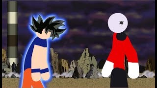 Goku Vs Jiren Stick Fight [upl. by Eseilanna799]