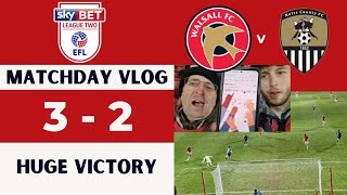 Walsall 32 Notts County matchday vlog [upl. by Atsahs853]