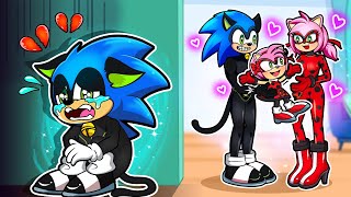 Abandoned Baby SONIC Mom and Dad Please Dont Leave Me Alone  Sonic the Hedgehog 2 Animation [upl. by Attena598]